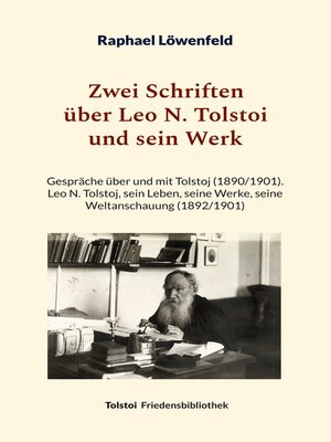 cover image of Zwei Schriften über Leo N. Tolstoi und sein Werk